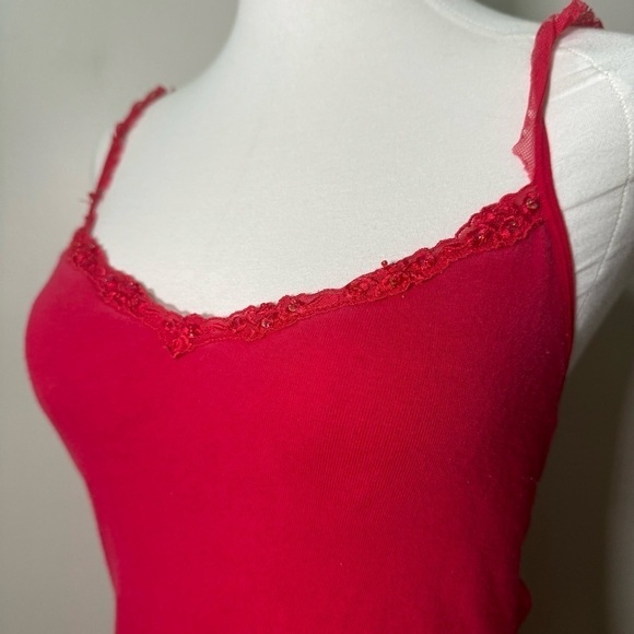 Vintage silk and satin  spandex slip dress M - Picture 3 of 7